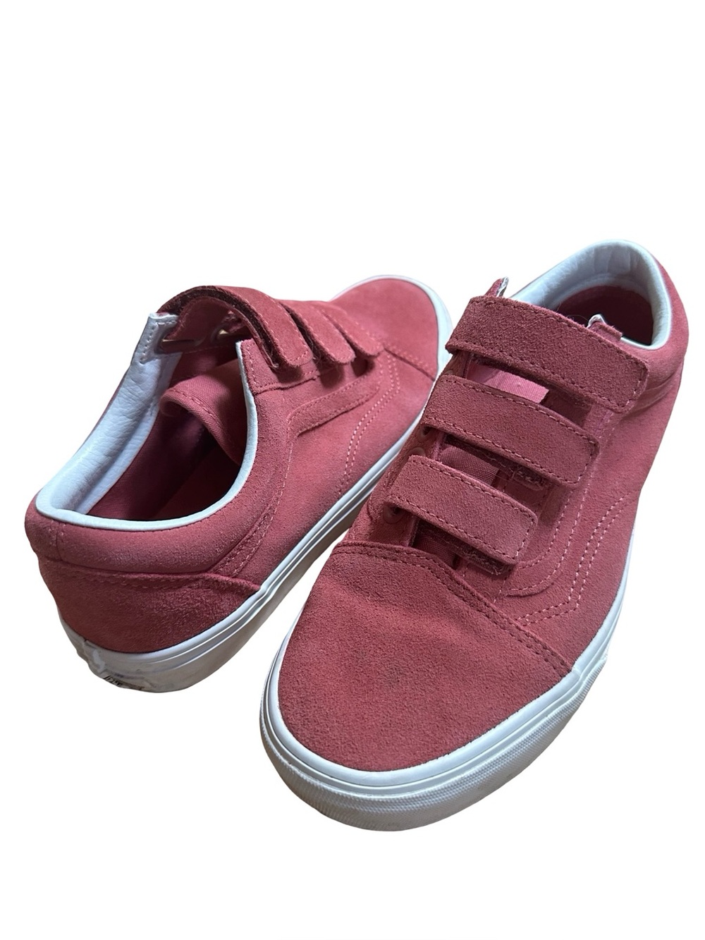 Vans Old Skool Shoes Mauvewood Velcro Closure Sz 8 - Picture 8 of 9